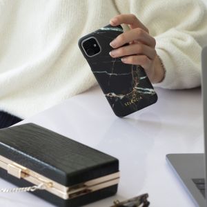 Selencia Maya Fashion Backcover Samsung Galaxy S21 - Marble Black