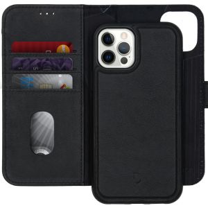 Decoded 2 in 1 Leather Detachable Wallet iPhone 12 (Pro) - Zwart