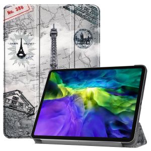 iMoshion Design Trifold Bookcase iPad Pro 11 (2022 / 2021 / 2020 / 2018) - Parijs