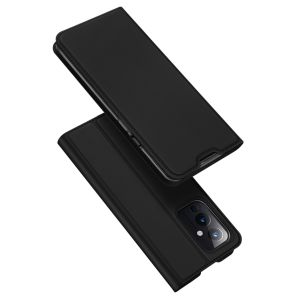 Dux Ducis Slim Softcase Bookcase OnePlus 9 - Zwart