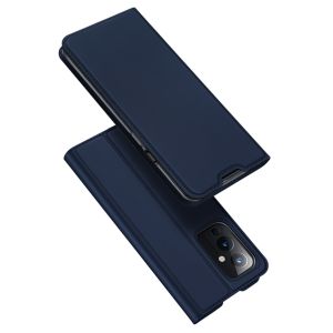 Dux Ducis Slim Softcase Bookcase OnePlus 9 - Donkerblauw