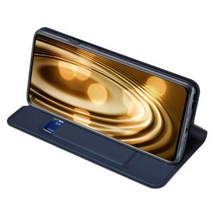 Dux Ducis Slim Softcase Bookcase OnePlus 9 - Donkerblauw