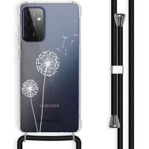 iMoshion Design hoesje met koord voor Samsung Galaxy A72 - Paardenbloem - Wit