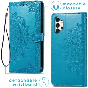 iMoshion Mandala Bookcase Samsung Galaxy A32 (4G) - Turquoise