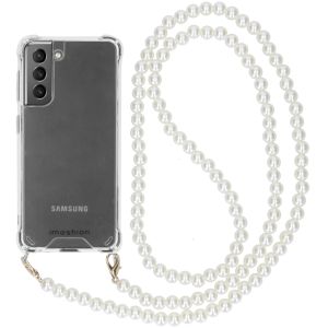 iMoshion Backcover met koord - Parels Samsung Galaxy S21