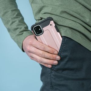 iMoshion Rugged Xtreme Backcover OnePlus 9 - Rosé Goud