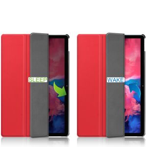 iMoshion Trifold Bookcase Lenovo Tab P11 / P11 Plus - Rood