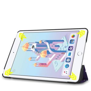 iMoshion Design Trifold Bookcase iPad Mini 5 (2019) / Mini 4 (2015) - Space Design