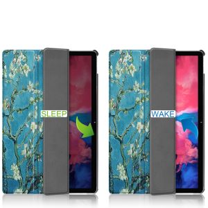 iMoshion Design Trifold Bookcase Lenovo Tab P11 / P11 Plus - Groene Plant