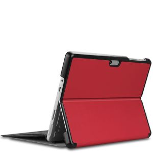 iMoshion Trifold Bookcase Microsoft Surface Go 4 / Go 3 / Go 2 - Rood