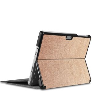 iMoshion Trifold Bookcase Microsoft Surface Go 4 / Go 3 / Go 2 - Goud