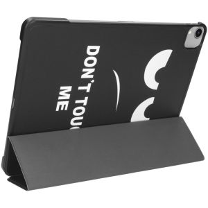iMoshion Design Trifold Bookcase iPad Pro 12.9 (2020) / iPad Pro 12.9 (2018) - Don't touch