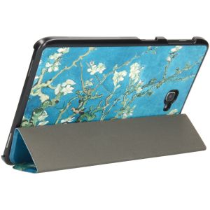 iMoshion Design Trifold Bookcase Samsung Galaxy Tab A 10.1 (2016) - Green Plant Design