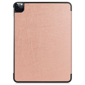 iMoshion Trifold Bookcase iPad Pro 12.9 (2020) / Pro 12.9 (2018) - Rosé Goud