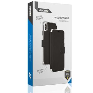 Accezz Xtreme Wallet Bookcase iPhone X / Xs - Lichtblauw