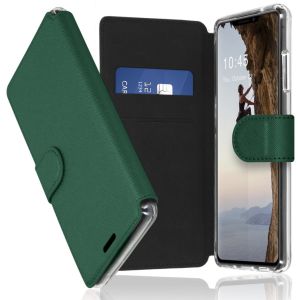 Accezz Xtreme Wallet Bookcase iPhone X / Xs - Donkergroen