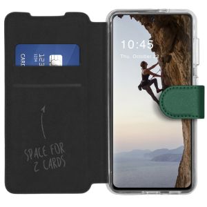 Accezz Xtreme Wallet Bookcase Galaxy S21 Ultra - Donkergroen
