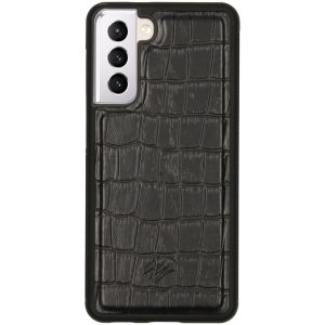 iMoshion 2-in-1 Wallet Bookcase Samsung Galaxy S21 - Black Crocodile