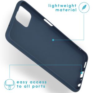 iMoshion Color Backcover Oppo A73 (5G) - Donkerblauw