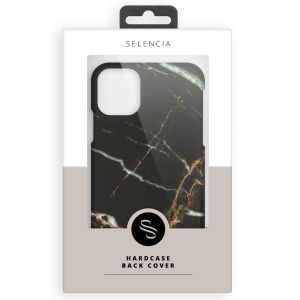 Selencia Maya Fashion Backcover Samsung Galaxy A21s - Marble Black