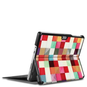 iMoshion Design Trifold Bookcase Microsoft Surface Go 4 / Go 3 / Go 2 - Kleurtjes