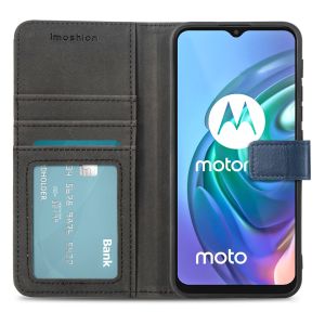 iMoshion Luxe Bookcase Motorola Moto G30 / G20 / G10 (Power) - Donkerblauw