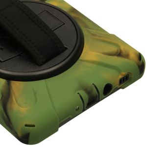 Extreme Backcover met strap Galaxy Tab Active 3 - Camo Groen