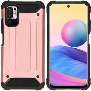 iMoshion Rugged Xtreme Backcover Xiaomi Redmi Note 10 (5G) -Rosé Goud