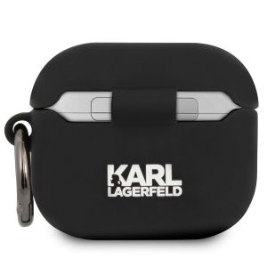 Karl Lagerfeld Choupette 3D Silicone Case Apple AirPods 3 (2021) - Zwart