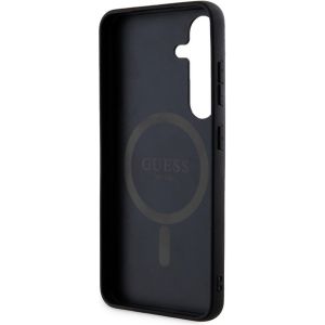 Guess 4G Classic Logo Backcover Magnet Samsung Galaxy S24 Plus - Zwart