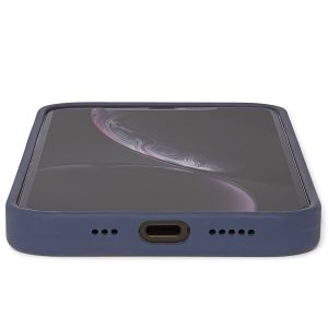 Decoded Silicone Backcover MagSafe iPhone 12 (Pro) - Matte Navy