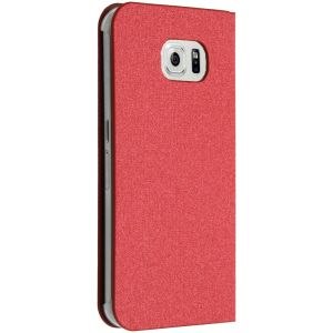 Anymode View Flip Bookcase met venster Galaxy S6 - Rood