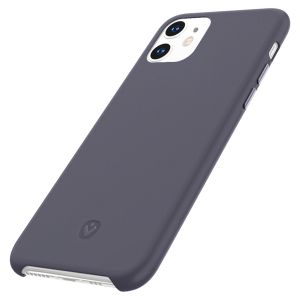 Valenta Luxe Leather Backcover iPhone 11 - Paars