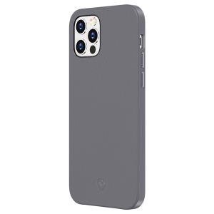 Valenta Luxe Leather Backcover iPhone 12 Pro Max - Grijs