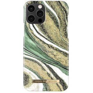 iDeal of Sweden Fashion Backcover iPhone 12 (Pro) - Cosmic Green Swirl