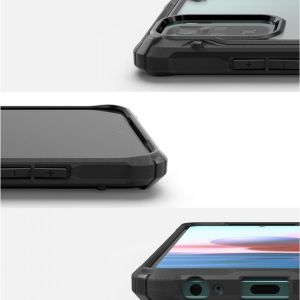 Ringke Fusion X Backcover Xiaomi Redmi Note 10 (4G) / Note 10S - Zwart