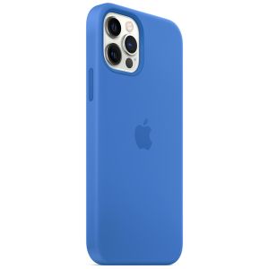 Apple Silicone Backcover MagSafe iPhone 12 Pro Max - Capri Blue