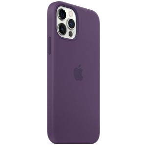 Apple Silicone Backcover MagSafe iPhone 12 (Pro) - Amethyst