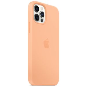 Apple Silicone Backcover MagSafe iPhone 12 (Pro) - Cantaloupe