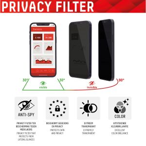 Displex Screenprotector Privacy Glass Full Cover iPhone 11 Pro / Xs / X