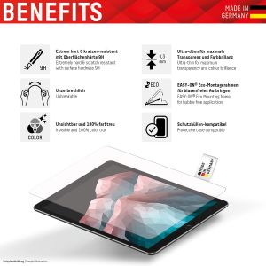 Displex Glass Screenprotector Samsung Galaxy Tab S7 / S8 / S9 / S9 FE Plus - Transparant