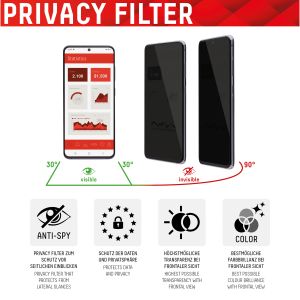 Displex Screenprotector Privacy Glass Full Cover Samsung Galaxy S22