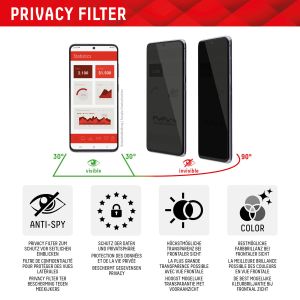 Displex Screenprotector Privacy Glass Full Cover Samsung Galaxy S23 Plus