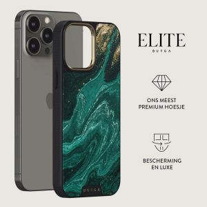 Burga Elite Gold Backcover iPhone 15 Pro Max - Emerald Pool
