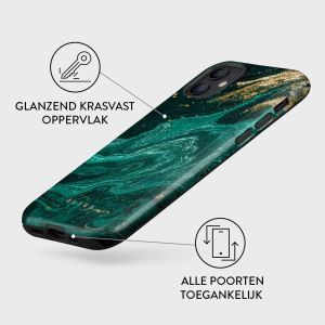 Burga Tough Backcover iPhone 12 (Pro) - Emerald Pool