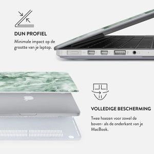 Burga Hardshell Cover MacBook Air 13 inch (2022) / Air 13 inch (2024) M3 chip - A2681 / A3113 - Pistachio Cheesecake