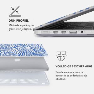 Burga Hardshell Cover MacBook Pro 14 inch (2021) / Pro 14 inch (2023) M3 chip - A2442 / A2779 / A2918 - Seven Seas