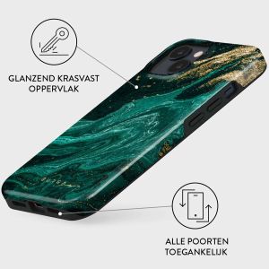 Burga Tough Backcover MagSafe iPhone 15 - Emerald Pool