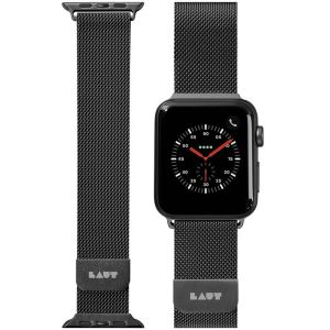Laut Steel Loop Apple Watch Series 1-8 / SE / Ultra - 42/44/45/49 mm - Zwart