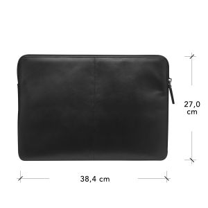 dbramante1928 Skagen Pro - Laptop hoes 15-16 inch - Echt leer - MacBook Pro 16 inch - Black